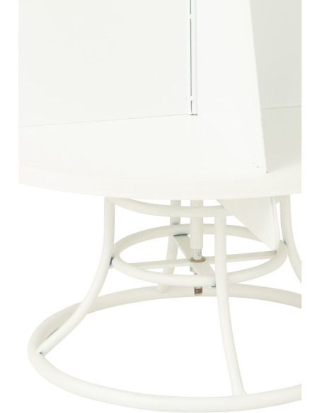 Étagère originale Sapin de Noël 3 niveaux 120 cm en Métal Blanc X'mas - 2