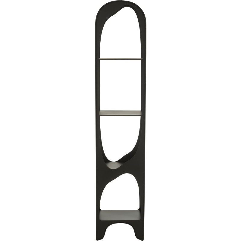 Grande Étagère moderne chic 4 niveaux en Métal Noir Var - 5