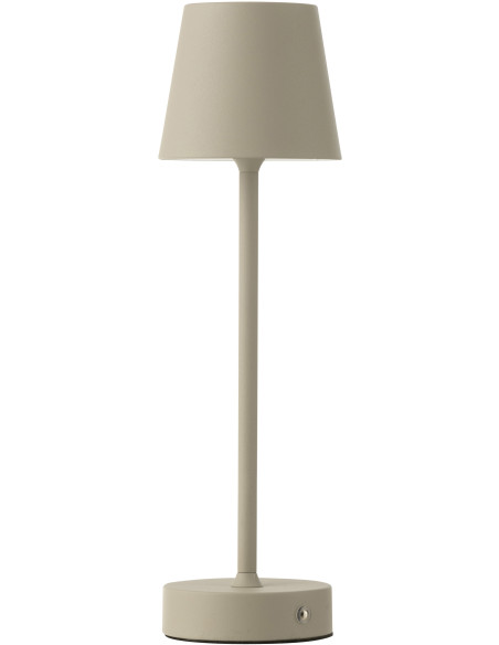 Lampe à poser sans fil moderne design Hauteur 37 cm en Métal Taupe Goa - 1