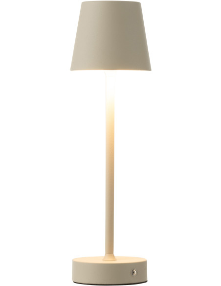Lampe à poser sans fil moderne design Hauteur 37 cm en Métal Taupe Goa - 2