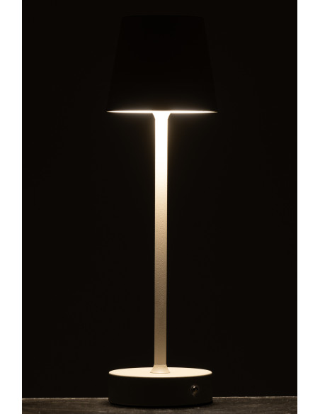 Lampe à poser sans fil moderne design Hauteur 37 cm en Métal Taupe Goa - 5