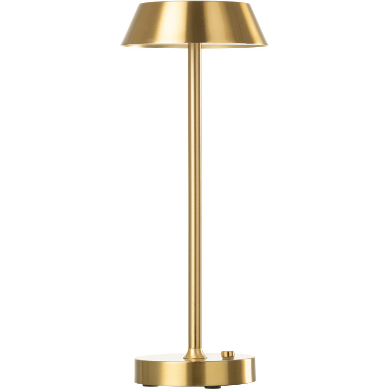 Lampe à poser sans fil moderne chic Hauteur 31 cm en Métal Doré Noé - 1