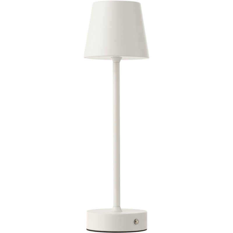 Lampe à poser sans fil moderne design Hauteur 37 cm en Métal Blanc Goa - 1