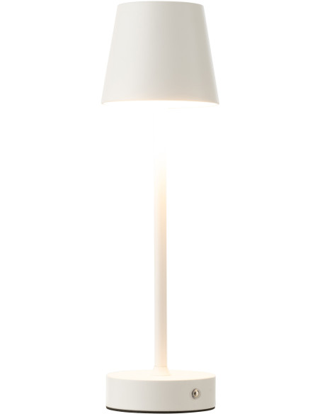Lampe à poser sans fil moderne design Hauteur 37 cm en Métal Blanc Goa - 2