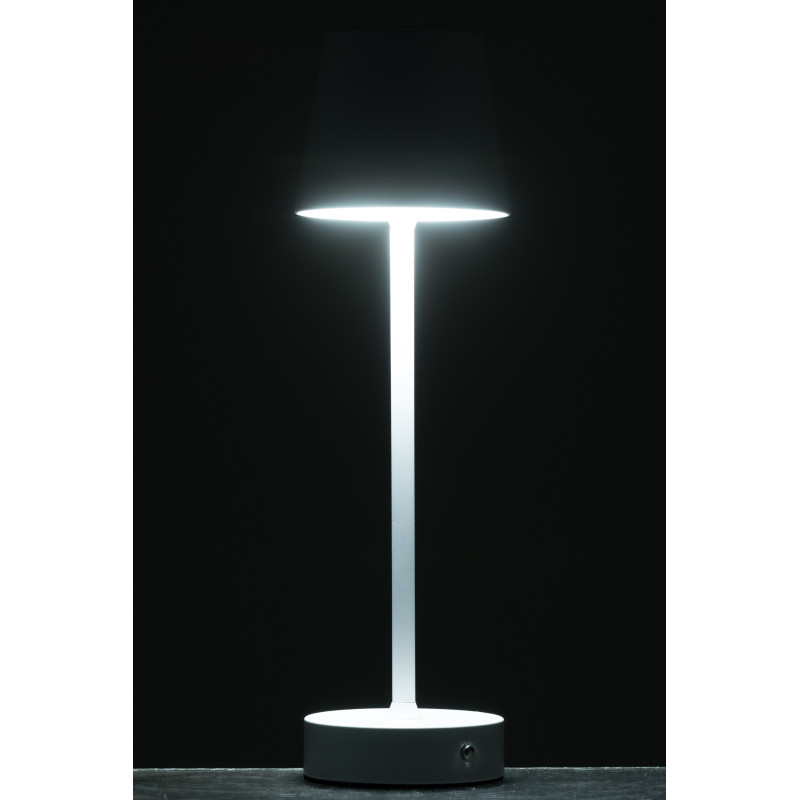 Lampe à poser sans fil moderne design Hauteur 37 cm en Métal Blanc Goa - 4