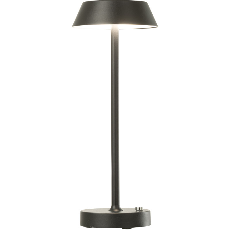 Lampe à poser sans fil moderne chic Hauteur 31 cm en Métal Noir Noé - 3