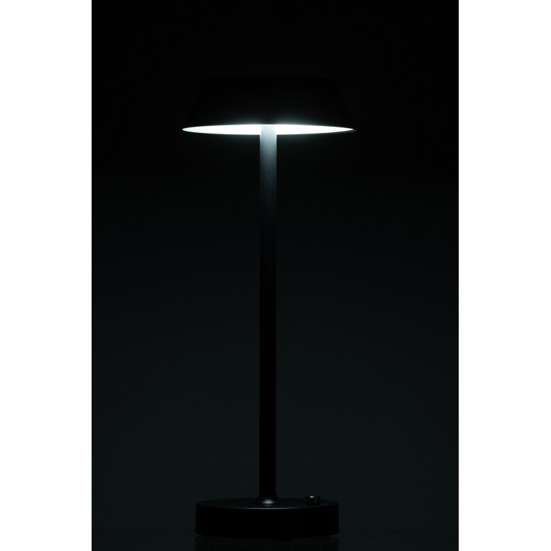 Lampe à poser sans fil moderne chic Hauteur 31 cm en Métal Noir Noé - 4