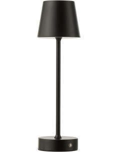 Lampe à poser sans fil moderne design Hauteur 37 cm en Métal Noir Goa - 1