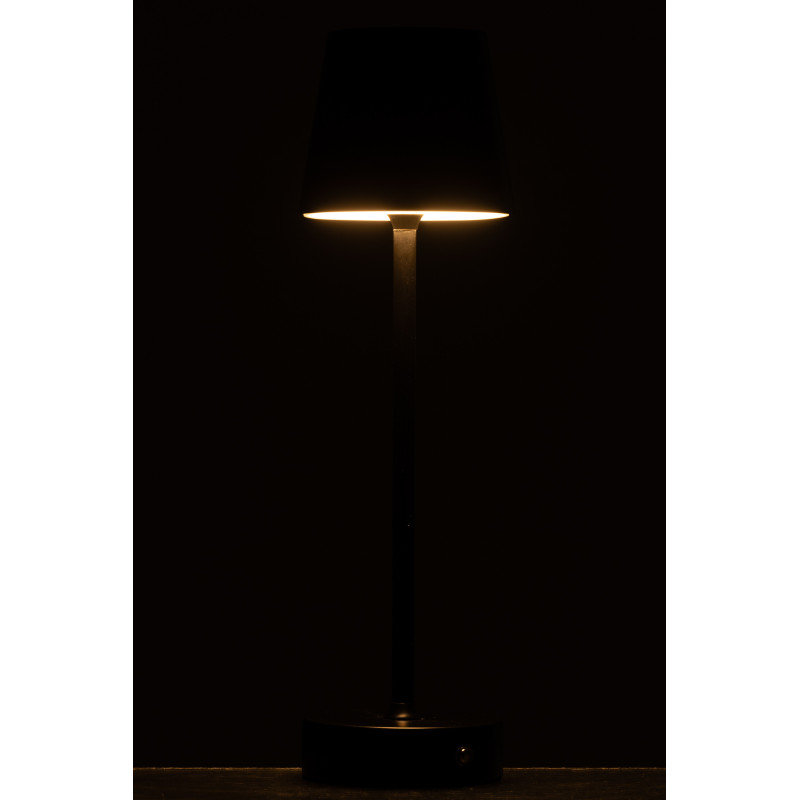 Lampe à poser sans fil moderne design Hauteur 37 cm en Métal Noir Goa - 4