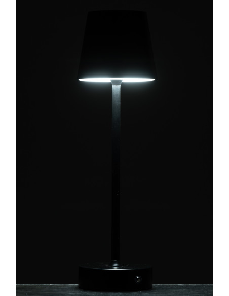 Lampe à poser sans fil moderne design Hauteur 37 cm en Métal Noir Goa - 5