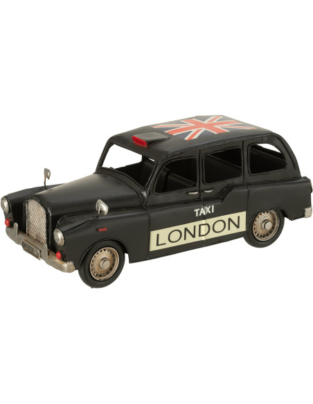 Taxi Londre miniature rétro vintage 32 cm en Métal Noir Trendy - 1