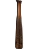 Vase haut en verre marron foncé 9 x 9 x 54 cm Amberis