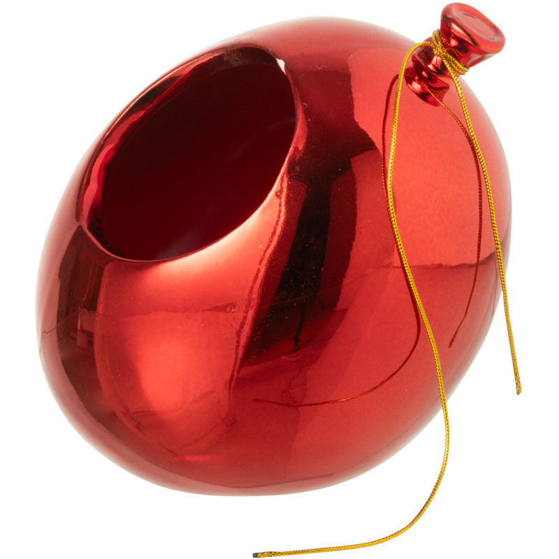 Cache Pot original moderne Ballon Diamètre 12 cm en Céramique Rouge Festaly - 1