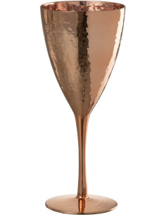 Verre à vin rouge en Verre Cuivré Mirror - 1