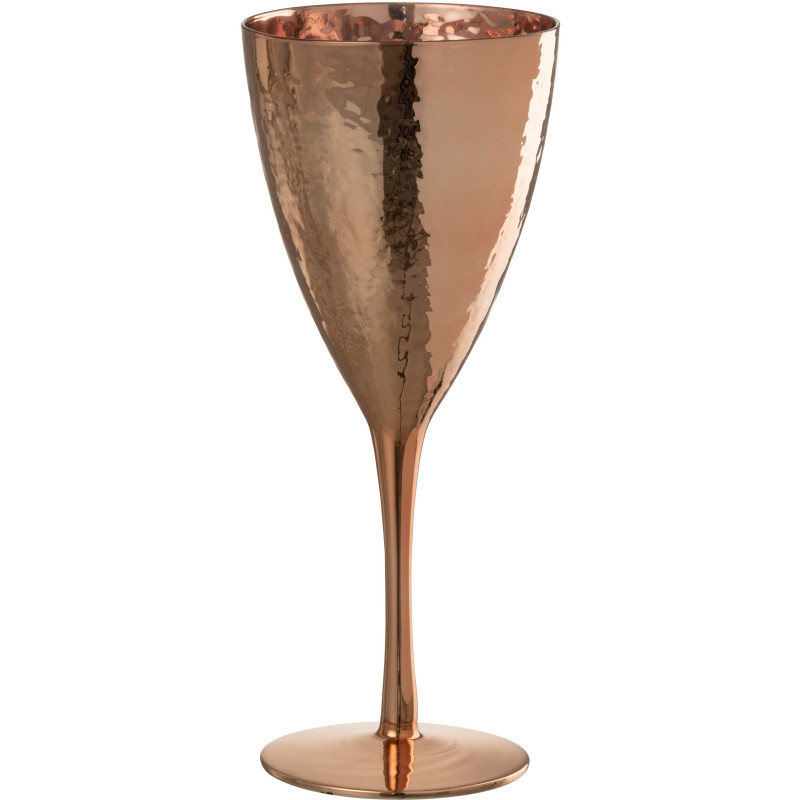 Verre à vin rouge en Verre Cuivré Mirror - 1