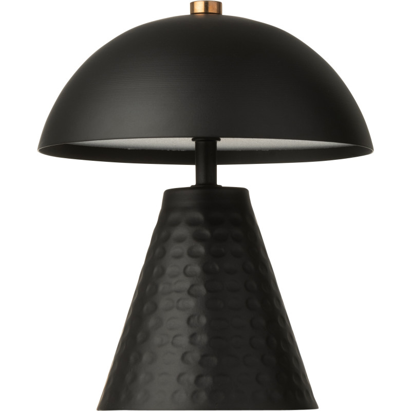 Lampe sans fil moderne Champignon Hauteur 18 cm en Métal Noir Mushio - 7