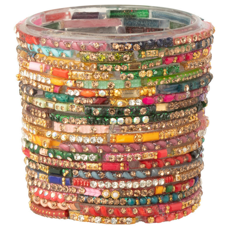 Vase moderne Soliflore Hauteur 38 cm en Céramique Blanc Helix - 1