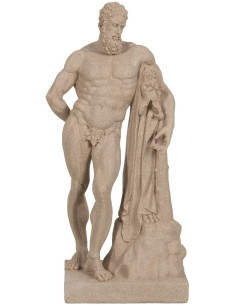 Statuette déco XL Dieu grec Hauteur 50 cm en Résine Beige Dale - 1