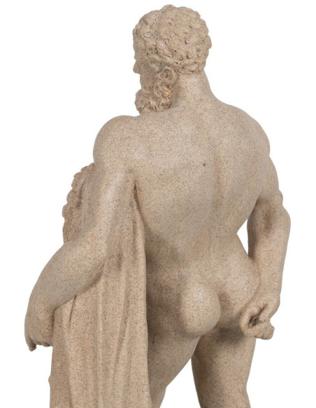 Statuette déco XL Dieu grec Hauteur 50 cm en Résine Beige Dale - 2