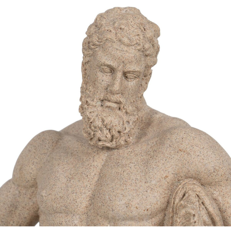 Statuette déco XL Dieu grec Hauteur 50 cm en Résine Beige Dale - 3