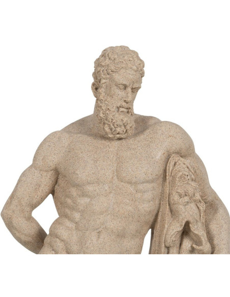 Statuette déco XL Dieu grec Hauteur 50 cm en Résine Beige Dale - 4