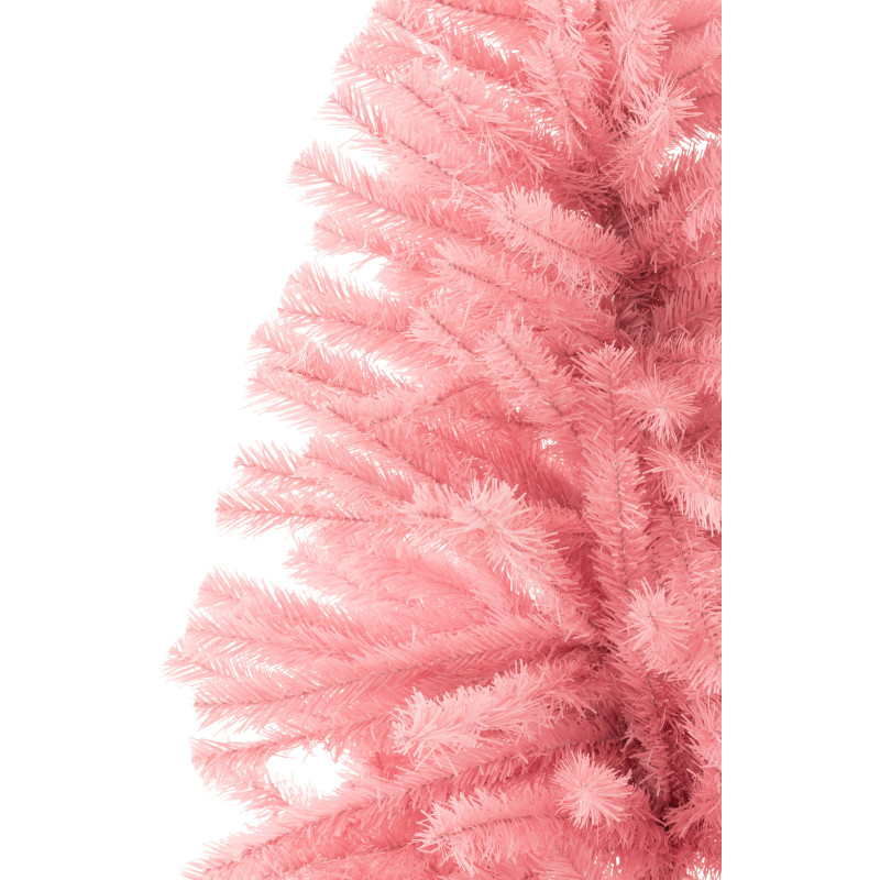 Grand Sapin de Noël artificiel Hauteur 150 cm en Plastique Rose Feorio - 2