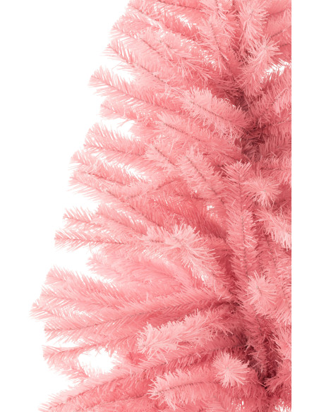Grand Sapin de Noël artificiel Hauteur 150 cm en Plastique Rose Feorio - 2