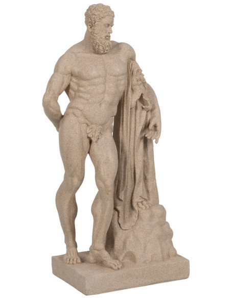 Statuette déco XL Dieu grec Hauteur 50 cm en Résine Beige Dale - 6