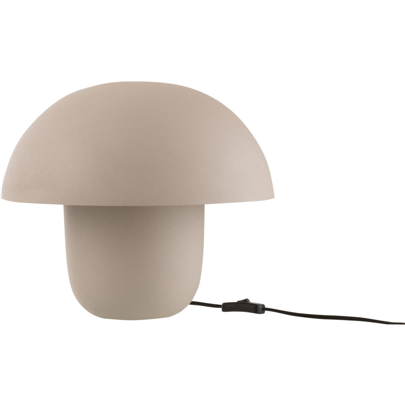 Lampe à poser moderne Champignon Hauteur 35 cm en Métal Grège Ambrys - 1