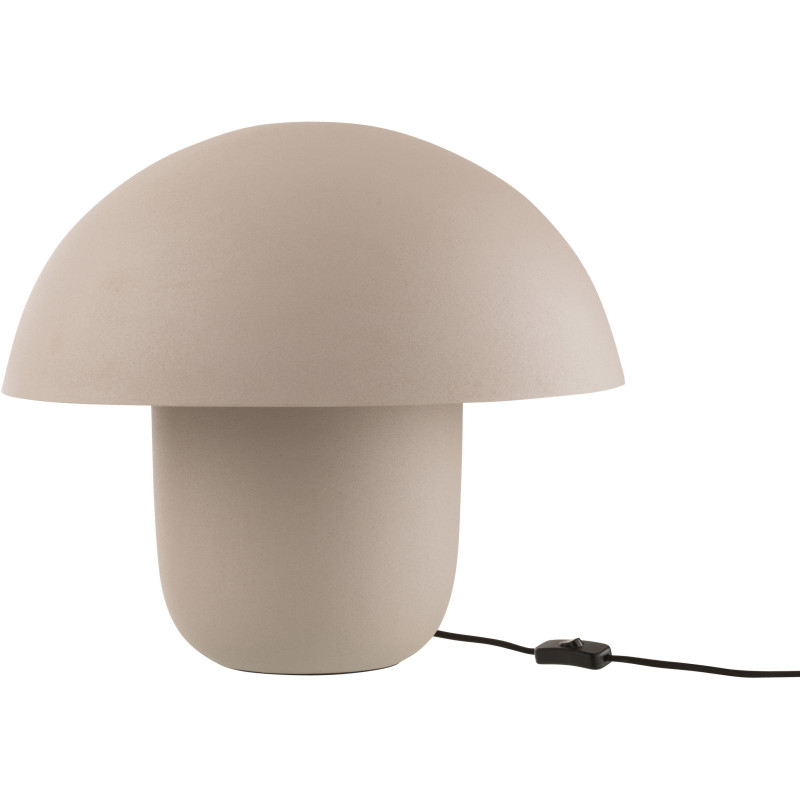 Grande Lampe à poser moderne Champignon Hauteur 44 cm en Métal Grège Ambrys - 1