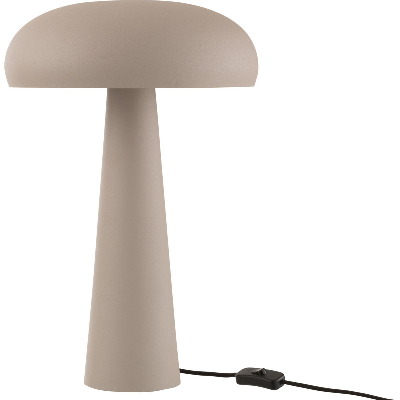 Grande Lampe à poser moderne Champignon Hauteur 43 cm en Métal Grège Ambrys - 1
