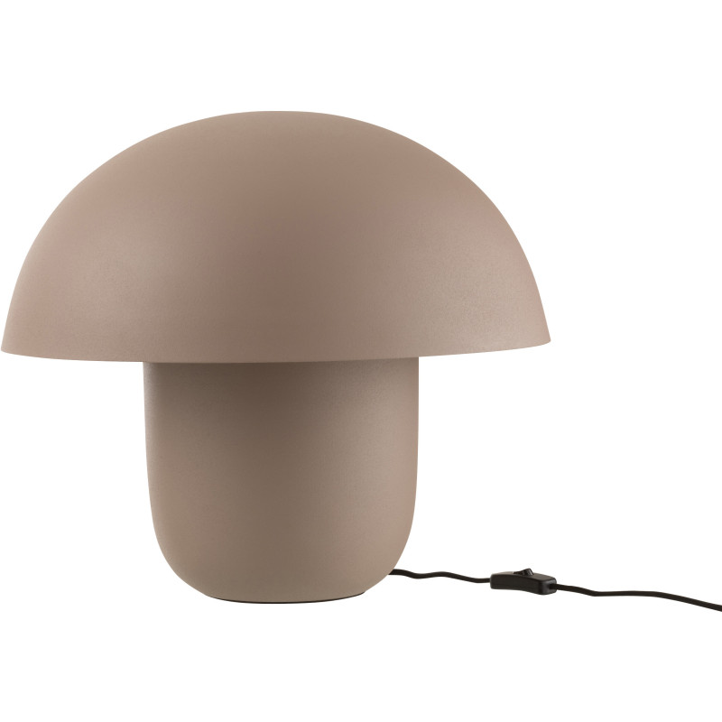 Grande Lampe à poser moderne Champignon Hauteur 44 cm en Métal Taupe Ambrys - 1