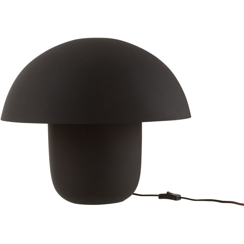 Grande Lampe à poser moderne Champignon Hauteur 44 cm en Métal Noir Ambrys - 2