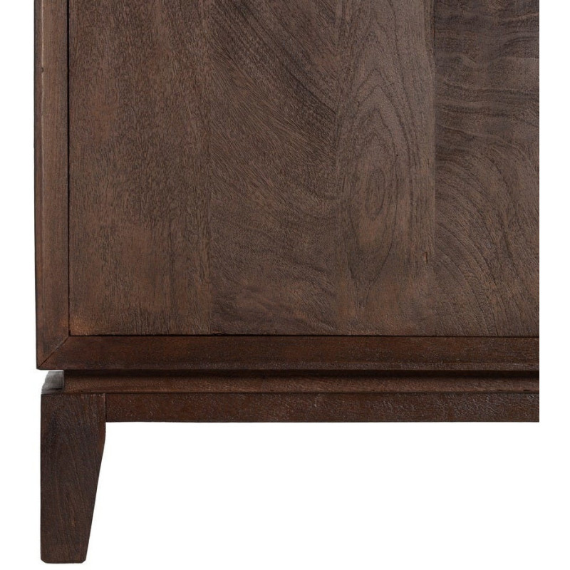 Grand Buffet enfilade moderne Bas 4 portes en Bois de manguier Marron Kilian - 3