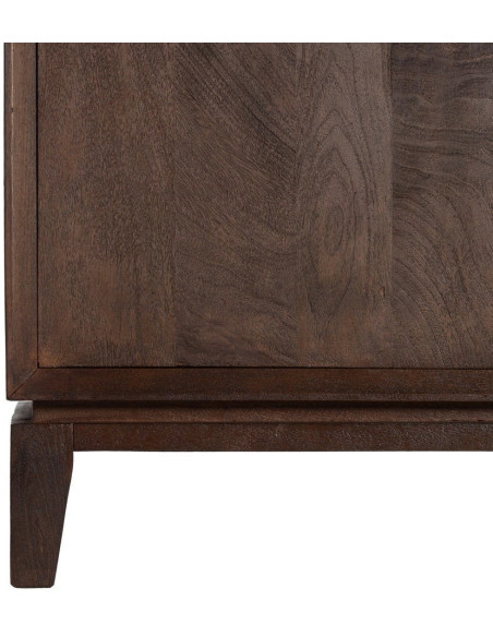 Grand Buffet enfilade moderne Bas 4 portes en Bois de manguier Marron Kilian - 3