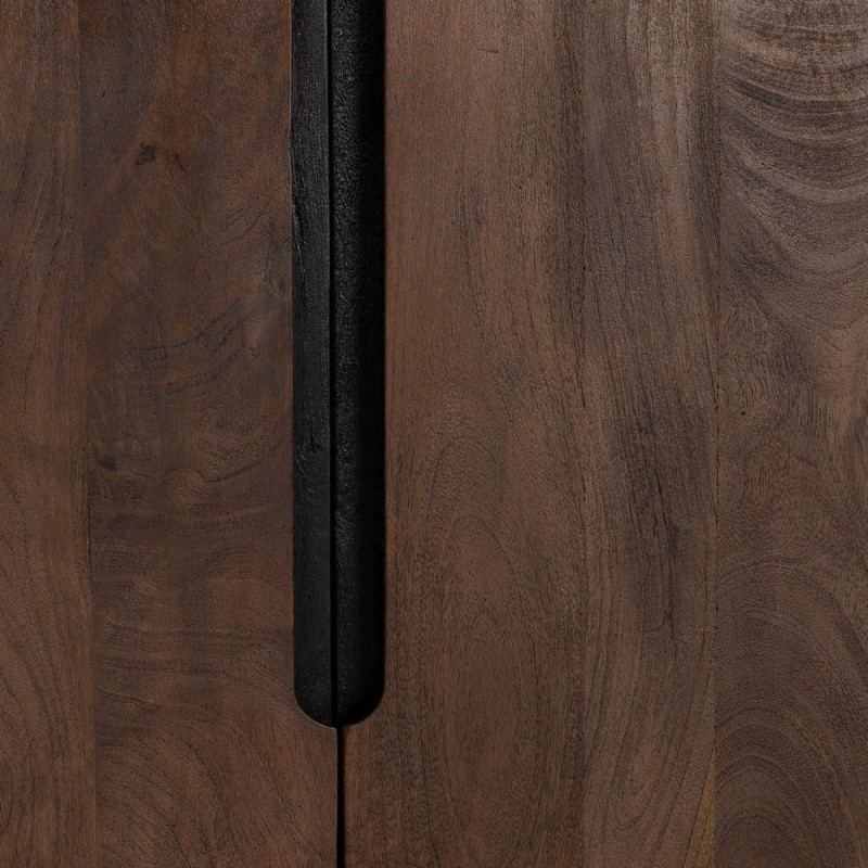 Grand Buffet enfilade moderne Bas 4 portes en Bois de manguier Marron Kilian - 4