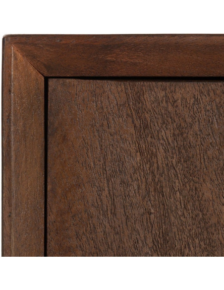 Grand Buffet enfilade moderne Bas 4 portes en Bois de manguier Marron Kilian - 5