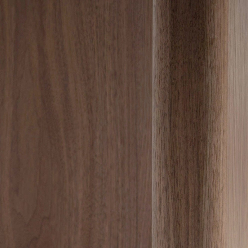 Table à manger moderne chic Ovale 6 personnes en Bois MDF Marron Céramique Blanc Effet marbre Leiza - 8