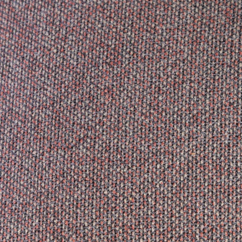 Fauteuil design chic en Tissu Gris rose Chiné Bois multplis Naturel Samos - 8