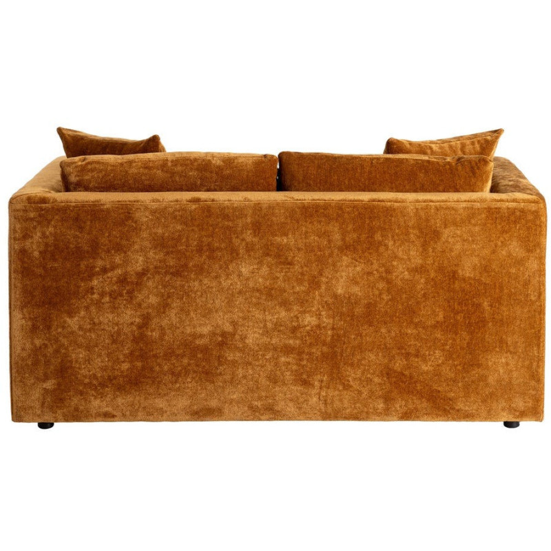 Canapé moderne chic 2 places en Tissu Jaune ocre Bois Gorm - 4