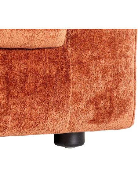 Canapé moderne chic 2 places en Tissu Terracotta Bois Gorm - 8