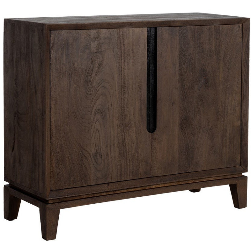 Buffet moderne Bas 2 portes en Bois de manguier Marron Kilian - 1