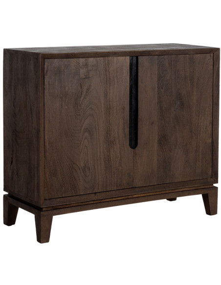 Buffet moderne Bas 2 portes en Bois de manguier Marron Kilian - 1
