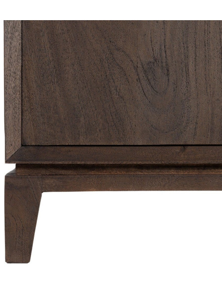 Buffet moderne Bas 2 portes en Bois de manguier Marron Kilian - 3