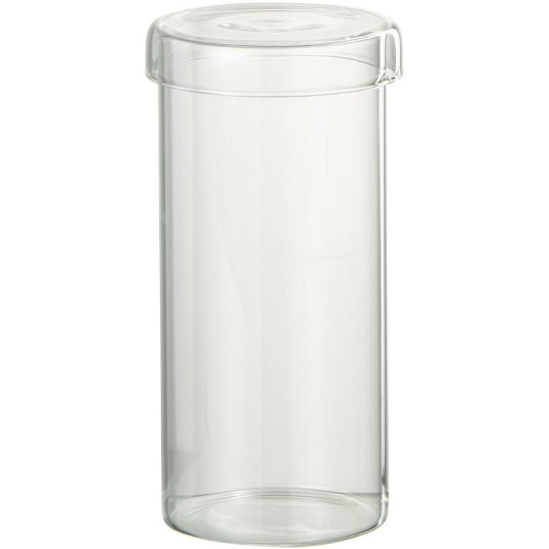 Pot avec couvercle 590 ml Lisa en Verre Transparent - 1