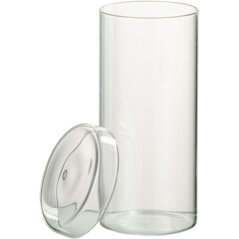 Pot avec couvercle 590 ml Lisa en Verre Transparent - 2