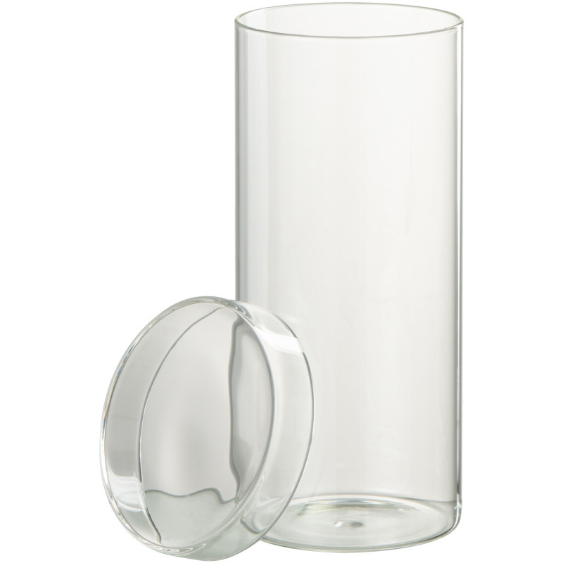Pot avec couvercle 1,1 L Lisa en Verre Transparent - 2