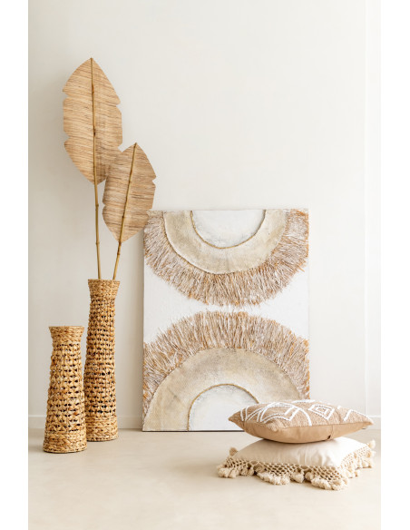 Toiles murales originales avec Raphia 90x120 Lot de 2 - 2