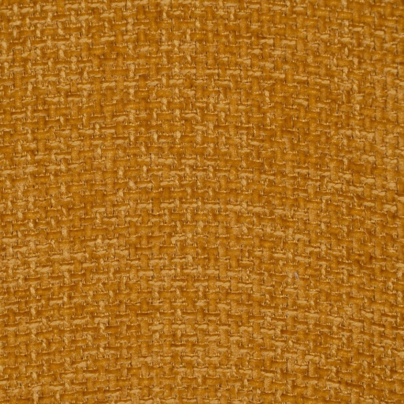 Chaise moderne chic en Tissu Jaune Métal Noir Tanoya (Lot de 2) - 10