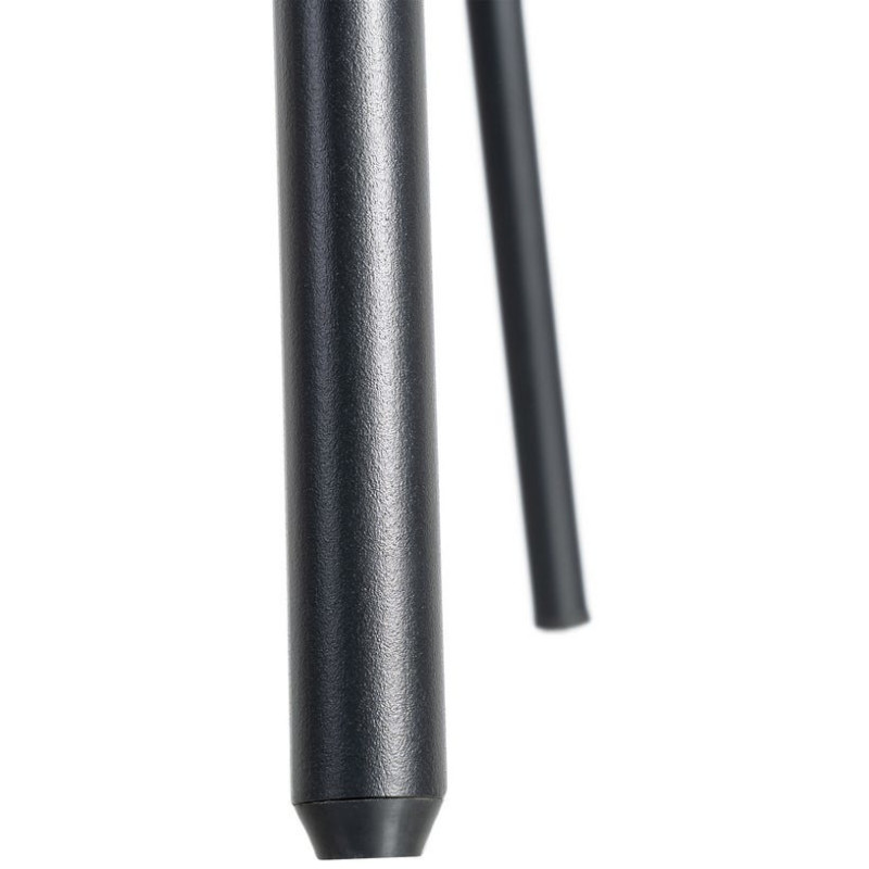 Chaise haut de gamme en Tissu Crème Métal Noir Munira (Lot de 2) - 11